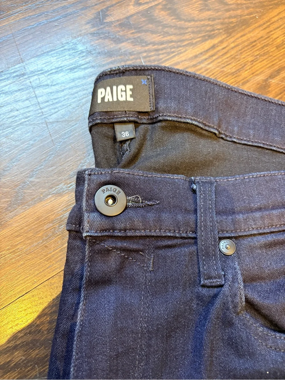 PAIGE “Federal” Straight Jeans - men’s 36 - “Irvington” color